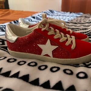 MI.IM red star sparkly shoes US size 7 worn a few times great condition